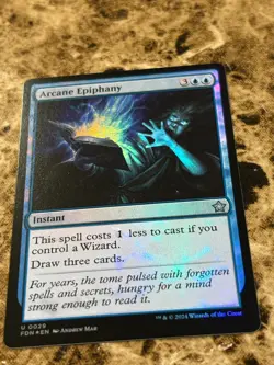 ARCANE EPIPHANY Magic the Gathering MTG Foundations Foil - Image 1