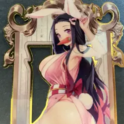 Goddess Story Gold METAL Card Maiden Party Serial Number #012/200! Demon Slay - Image 2