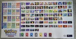 1999 Pokemon Trading Card Game Playmat & Poster Guide Base Set Wizards Original - Image 2