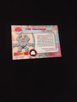Pokemon 2000 Topps Chrome: #68 Machamp - Holo Foil - Vintage - Trading Card - Image 2