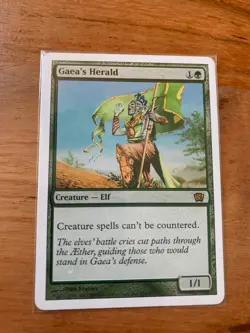 x1 MTG Gaea's Herald LP 8th Edition Magic the Gathering - Image 1