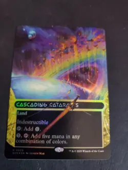 Cascading Cataracts (0005)(Borderless FOIL) Edge of Eternities - MTG - Image 1