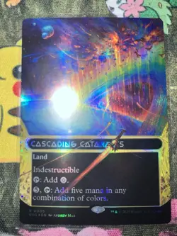 Cascading Cataracts (0005)(Borderless FOIL) Edge of Eternities - MTG - Image 1