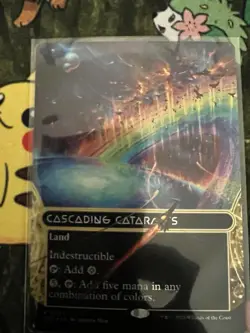 Cascading Cataracts (0005)(Borderless FOIL) Edge of Eternities - MTG - Image 2