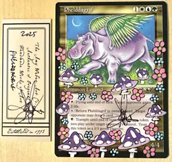 MTG Phelddagrif Alter Altered Sketch Art Amy WEBER Magic - Image 1