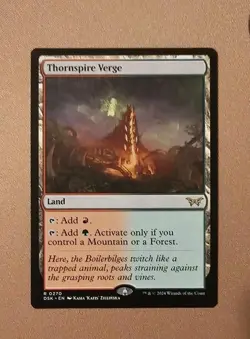 MTG Thornspire Verge x1 NM from Duskmourn: House of Horror - Image 1