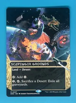 Mtg Edge Of Eternities Scavenger Grounds (#37) - Extended Art - Image 1