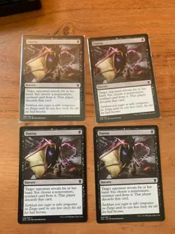 x4 MTG Duress *PLAYSET* LP Magic MTG x4 Magic the Gathering - Image 1