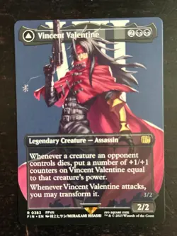 MTG Final Fantasy English Vincent Valentine Borderless 0383 Non-Foil - Image 1