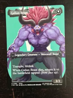 MTG Final Fantasy English Vincent Valentine Borderless 0383 Non-Foil - Image 2