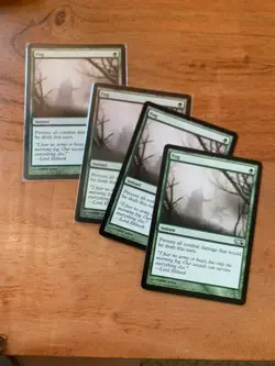 x4 MTG Fog LP Core Set 2014 (M14) Regular PLAYSET Magic the Gathering - Image 1