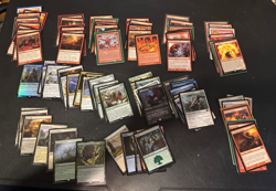 Lot of 100 MTG Rare Cards. All Older Magic the Gathering w Bonus Foil Lands - Image 1