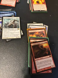 Lot of 100 MTG Rare Cards. All Older Magic the Gathering w Bonus Foil Lands - Image 2