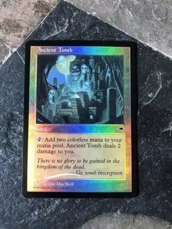 MTG - Ancient Tomb - Tempest - Foil - Art Alter - Legacy - WATCH THE ITEM VIDEO! - Image 3
