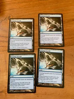 4x MTG Soaring Seacliff - LP - Zendikar - MTG PLAYSET Magic the Gathering - Image 1