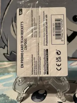 Pokemon TCG - Sealed Team Rockets Zapdos Gamestop Exclusive Stamped Promo - Image 2