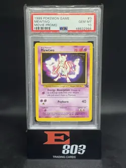 1999 POKEMON GAME MOVIE #3 MEWTWOMOVIE PROMO PSA 10 🔥 - Image 1