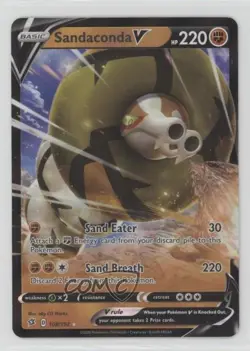 Sandaconda V Pokemon Sword & Shield Rebel Clash #108 0cv - Image 1