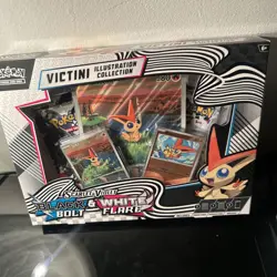 Pokemon TCG Black Bolt & White Flare Victini Illustration Collection Box Sealed - Image 1