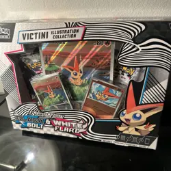Pokemon TCG Black Bolt & White Flare Victini Illustration Collection Box Sealed - Image 2