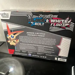 Pokemon TCG Black Bolt & White Flare Victini Illustration Collection Box Sealed - Image 3