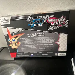 Pokemon TCG Black Bolt & White Flare Victini Illustration Collection Box Sealed - Image 4