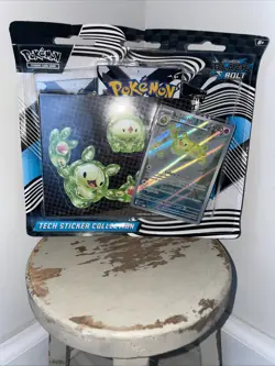 Pokemon Black Bolt SV10.5 3-Pack Tech Sticker Collection - Image 1