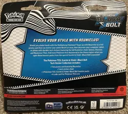 Pokemon Black Bolt SV10.5 3-Pack Tech Sticker Collection - Image 2