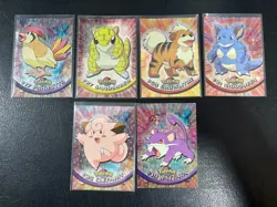 Pokemon 1999 Vintage Topps 6 Cards All Flame Foil Pokemon Cards NO DUPLICATE NM - Image 1
