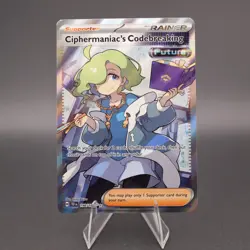Ciphermaniac's Codebreaking - 198/162 - Ultra Rare Pokemon SV05 Temporal Forces - Image 1