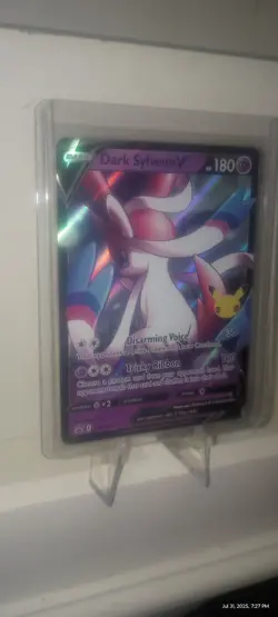 Pokemon TCG Dark Sylveon V Celebrations Black Star Promo SWSH134 - Image 1