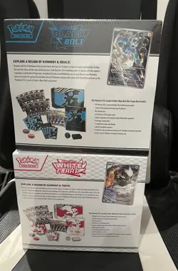 Pokemon TCG Scarlet & Violet White Flare and Black Bolt Elite Trainer Box ETB - Image 3