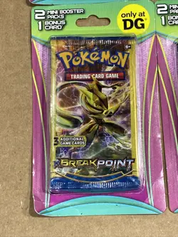 Qty.4, Pokemon DG Mini Blisters XY Break Point 2 Mini Booster Packs New - Image 2