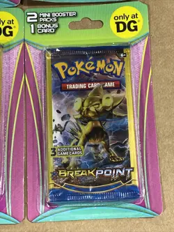 Qty.4, Pokemon DG Mini Blisters XY Break Point 2 Mini Booster Packs New - Image 3