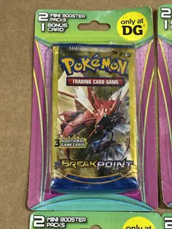 Qty.4, Pokemon DG Mini Blisters XY Break Point 2 Mini Booster Packs New - Image 5