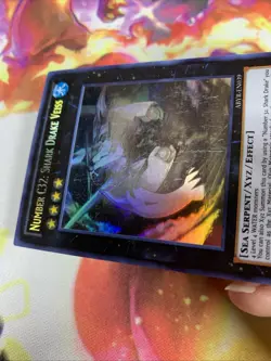 YuGiOh Number C32: Shark Drake Veiss ABYR-EN039 Ghost Rare Unlimited LP - Image 3