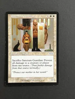 Sanctum Guardian Urza's Saga MTG Ex. Original owner - Image 1