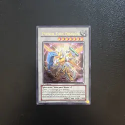 YuGiOh - Power Tool Dragon RGBT-EN042 1st Ed Ultimate Rare Excellent-NM - Image 1