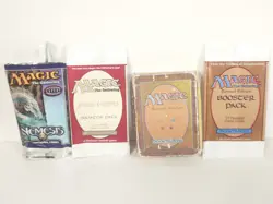 EMPTY Magic The Gathering MTG 1994 Revised Starter Deck Deckmaster Box +Wrappers - Image 1