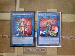 YUGIOH EXCEED THE PENDULUM AGOV SUPER + BEYOND THE PENDULUM MP23 PRISMATIC 1STNM - Image 1