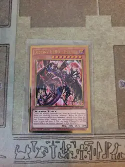 YUGIOH DESTINY HERO PLASMA MGED-EN007 GOLD 1ST ED NM - Image 1