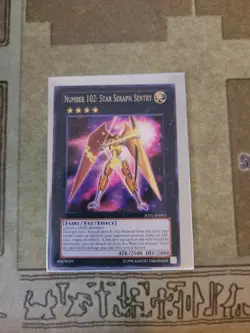 YUGIOH NUMBER 102: STAR SERAPH SENTRY JOTL-EN053 RARE UNLIMITED ED NM - Image 1