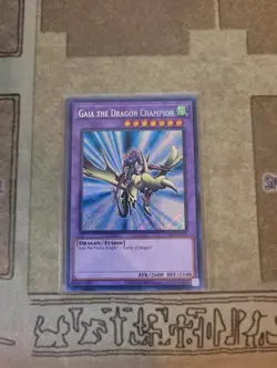YUGIOH GAIA THE DRAGON CHAMPION LOB-EN125 SECRET UNLIMITED ED 25TH/2020 - Image 1
