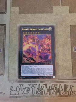 YUGIOH NUMBER C6: CHRONOMALY CHAOS ATLANDIS PGLD-EN018 GOLD SECRET 1ST ED VLP - Image 1