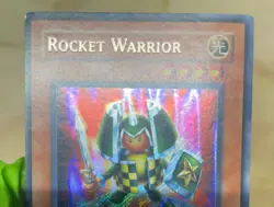 Yugioh Rocket Warrior CT2-EN005 Limited Edition Secret Rare Holo - MP - Image 3