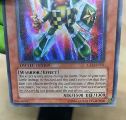 Yugioh Rocket Warrior CT2-EN005 Limited Edition Secret Rare Holo - MP - Image 4