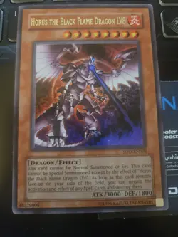 Horus the Black Flame Dragon LV8 SOD-EN008 Ultra Rare UNL VG Yugioh - Image 1