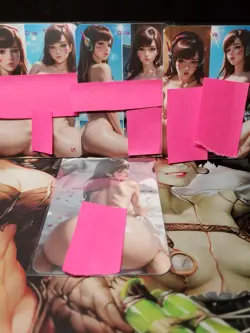 4 1/1 D.va Dva Anime Spicy Lonestar Customs Waifu Series 3 Topless Card - Image 1