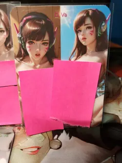 4 1/1 D.va Dva Anime Spicy Lonestar Customs Waifu Series 3 Topless Card - Image 4
