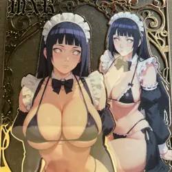 Goddess Story Gold METAL Card Maiden Party Serial Number #021/200! Hinata - Image 2